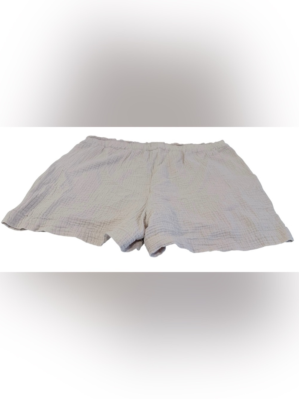 Rails Cream Elastic-Waist Cotton Gauze Shorts - Picture 3 of 4